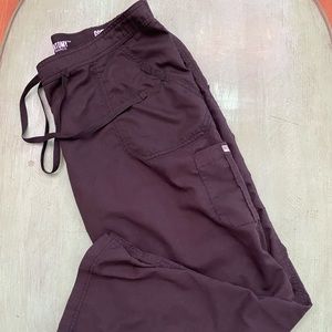 Black scrubs bottoms